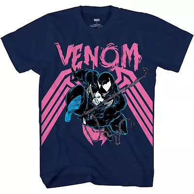 Spider-Man Vibrant Venom Marvel Comics Adult T-Shirt • $21.95