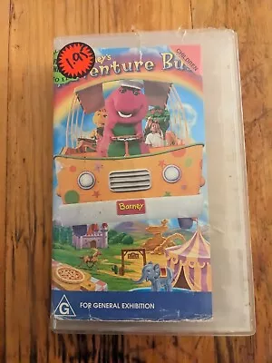 Barney’s Adventure Bus - Featuring 17 Favourite Barney Songs (VHS 1998) PAL • $3