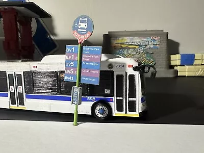 Model Bus  MTA Customize Bus Stops For 1:50 / 1:87 Scaled • $25