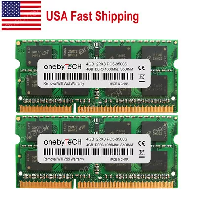 US 8GB 2x4GB PC3-8500 DDR3-1066 MEMORY Apple MacBook Pro 17  Mid-2009/2010 A1297 • $24.99