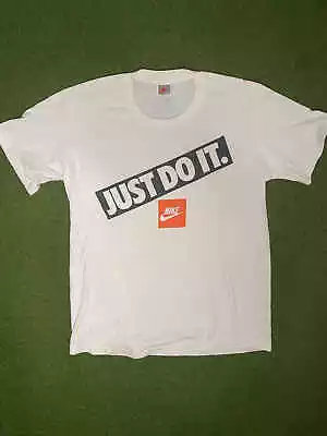 1987-1994 Nike - Just Do It - Vintage Nike Tee Shirt (Large) • $40.80