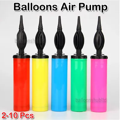 £5.99 • Buy 5pc BALLOON PUMP SET WITH TIE TOOL HAND HELD PORTABLE AIR INFLATOR PARTY TOOL UK