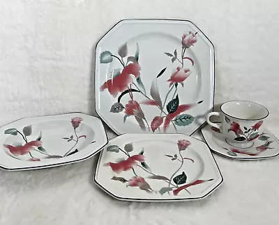 Mikasa Silk Flowers Vintage China 5-piece Place Setting #F3003 • $39.95