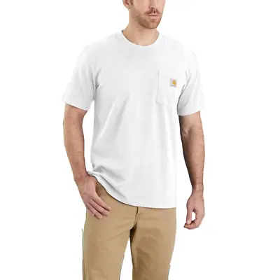 Carhartt 103296 Relaxed Fit Heavyweight Short Sleeve K87 Pocket T-Shirt • £23.53