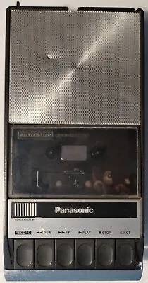 Vintage Panasonic Portable Cassette Tape Recorder RQ-309AS No Power Cord • $1.97