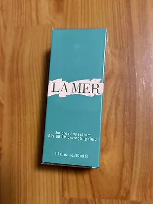 La Mer The Broad Spectrum SPF 50 Daily UV Protecting Fluid Sunscreen 1.7oz 50mL • $82