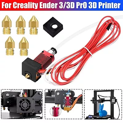 3D Printer Parts For Creality Ender 3 3 Pro 5 Extruder Heater Hot End Nozzle Kit • $10.98