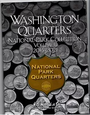 He Harris National Parks Quarters Vol. 2 2016-2021 Coin Folder Album Book [e] • $5