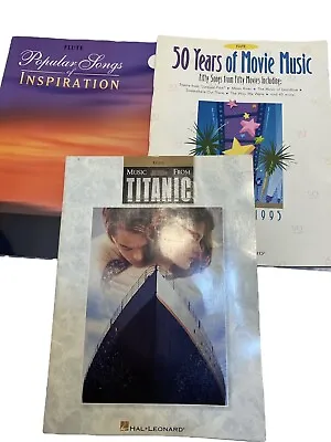Lot Of Vintage Flute Sheet Music 50 Years Of Music Inspiration And Titanic • $19.99