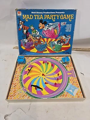 1972 Walt Disney Mad Tea Party Board Game Disneyland Ride Whitman 4817 Partial  • $14.90