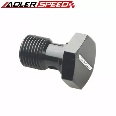 Banjo Bolt M14 X 1.25 Aluminium Banjo Bolt Brake Adapter Fitting Black • $5.50