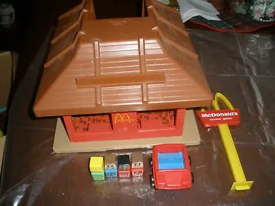 Vintage Playskool Mcdonalds Play Set With 4 Characters And Car • $22.49