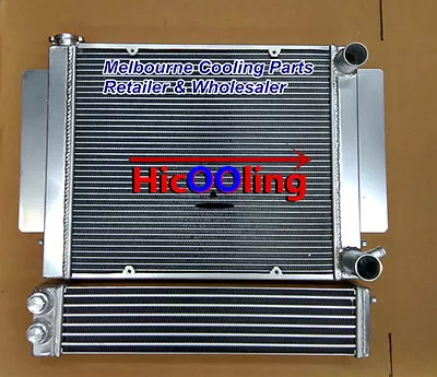 Aluminum Radiator + Oil Cooler For Mazda RX2 RX3 RX4 RX5 RX7 With Heater Pipe • $196