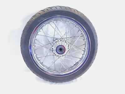 Bent 2004-2006 Victory Kingpin Laced Front Wheel Rim & Tire 18 X3.00  For Repair • $112.49