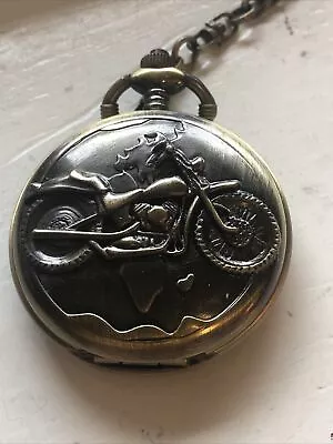 Motorcycle Pocket Watch • $15