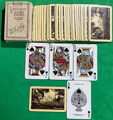 Old Vintage * LNER  Railway Train Advertising Pack Playing Cards MELROSE ABBEY C • £8.95