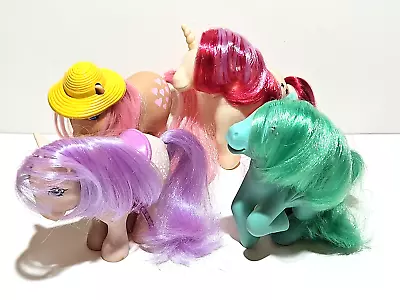 Vintage My Little Pony Lot 1980s Hasbro Hong Kong Blossom Medley Moondancer Soft • $3.99