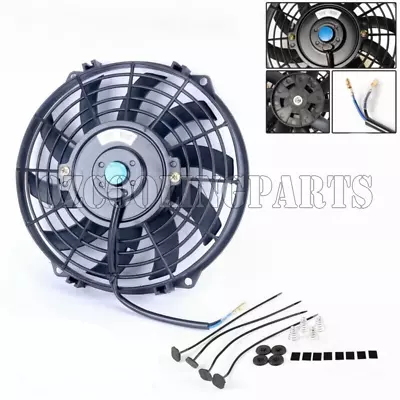 9  Inch 12V Pull Push Puller Electric Intercooler Radiator Thermo Fan+ Mounting • $39.95