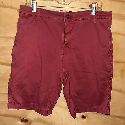 Lee Dungarees Vintage Men's Flat Front Cotton Shorts Pink Size 34 EUC! • $14.85