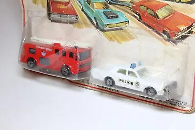 Matchbox Lesney Superfast Two Pack TP2 Mercury Police Car And Fire Engine • £35.99