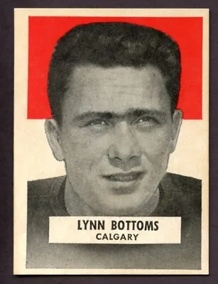 $19.99 • Buy 1959 Wheaties CFL Football Lynn Bottoms Calgary Stampeders