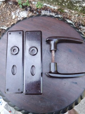 £28 • Buy Vintage Bakelite Door Knobs Handles Plates Art Deco 1930's Antique Old