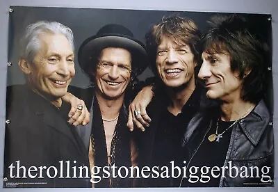 £200 • Buy Rolling Stones Poster Original Officially Licensed A Bigger Band 2005