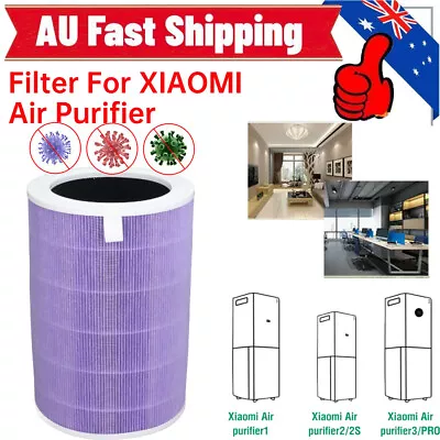 HEPA Filter PM2.5 Version For Xiaomi Mi Smart Air Purifier 1/2/2S/3 Pro Class • $22.89