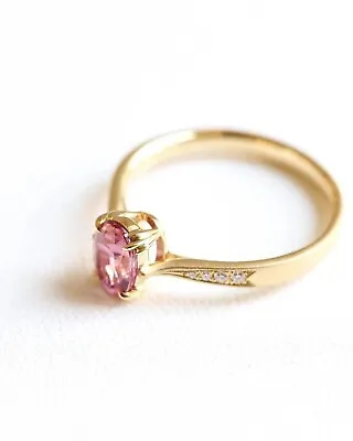 2Ct Oval Cut Sapphire Lab-Created Engagement Women's Ring 14K Yellow Gold Plated • $83.99