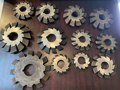 CP  Involute Gear Cutter 9 Sizes Ranging From 3/16  To 1     British Quality HSS • £25