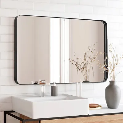 £20.95 • Buy Metal Bathroom Mirror 2 Ways Hanging Home Vintage Glass Wall-Mount Vanity Mirror