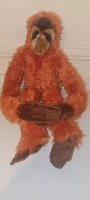 Keel Toys 18  Fluffy Orangutan With Hook And Loop Self Stick Hands • £10