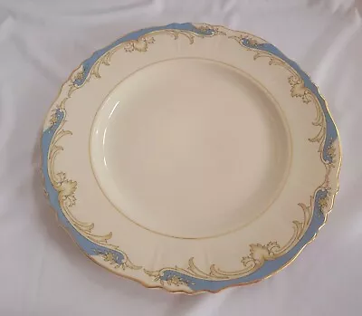 Vintage Syracuse China Federal ￼CARVEL Blue 10” Dinner Plates Lot Of 4 #20 • $24