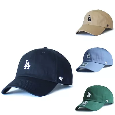 Los Angeles Dodgers La 47 Brand Clean Up Hat Men Curved Visor Cotton Dad Cap OS • $25.97