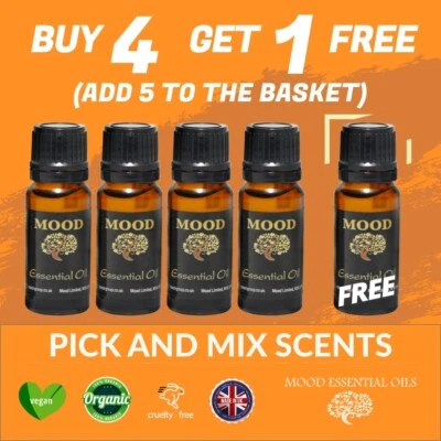 £2.77 • Buy 100% Pure Essential Oils For Aromatherapy Diffuser Variety Of Scents 10ml Bottle
