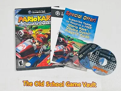 $50 • Buy Mario Kart Double Dash + Bonus Disc Nintendo GameCube Game - Tested & Works