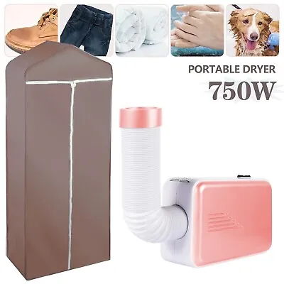 Portable Electric Clothes Mini Dryer Machine Shoes Warm Blanket Dry+Cloth Cover • $25.93