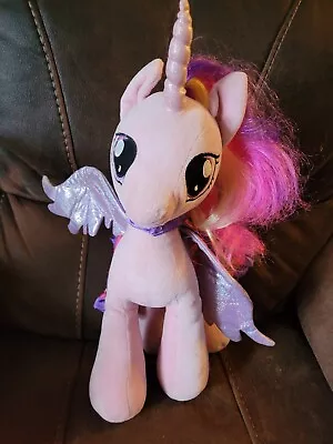 My Little Pony Build A Bear Princess Cadance Pink Unicorn Plush Toy With Cape • £15