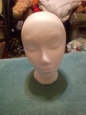 Styrofoam Head 10  For Wigs Or Hats Made In USA By Marianna Industries • $4