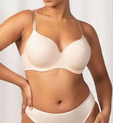 Gorgeous Luxury Wired T-Shirt Bra- Beige Sizes 10-18 Cup D-F Triumph Lingerie • $54.95