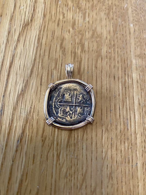 $750 • Buy 1500's Philip II Mexico Silver 1 Reales Genuine Spanish Colonial Pirate Cob Coin