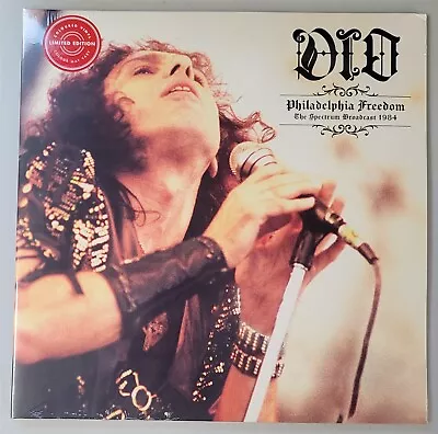 Dio Philadelphia Freedom The Spectrum Broadcast 1984 Clear Vinyl LP Record New • $32.99