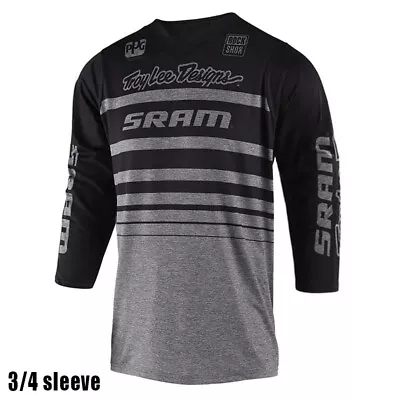 3/4 Jersey MTB Bike Jacket Motocross Cycling Shirt Downhill Clothes Mountain Top • $19.95