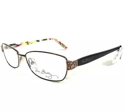 Vera Bradley Eyeglasses Frames Peggy Tutti Frutti TFI Brown Cat Eye 52-16-135 • $44.99