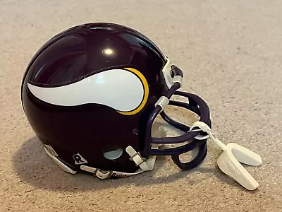 Minnesota Vikings 1995 Riddell Mini Helmet NFLP 3 5/8 Rare With Mouth Guard READ • $9.95