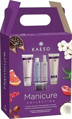 Kaeso MANICURE Hand GIFT SET - Soak Spray Scrub Mask Cream - KIT  Fast Delivery • £18.40