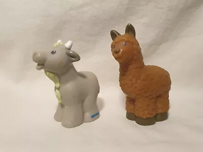 Fisher Price Little People Alpaca Goat Billy Animals Lot 2007 Toys Play Farm • $15.99