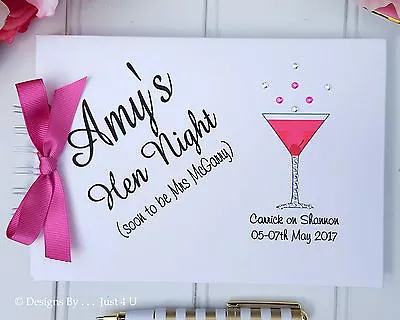 £16.99 • Buy Personalised Ladies Hen Do / Hen Night/ Guest Book  Or Photo Scrapbook Album