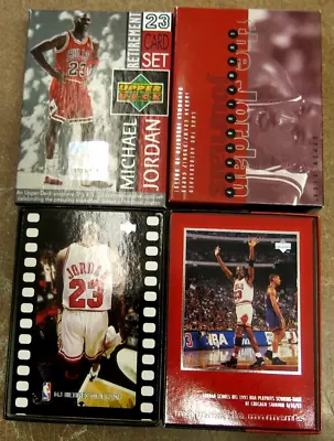 2 Upper Deck Michael Jordan Card Sets (1999 Retirement Journals) Full Sets • $37.99