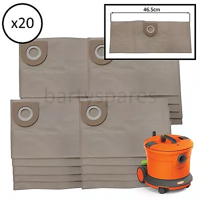 20 Large Capacity Dust Bags For Vax VCC-08 Commercial Vacuum Cleaner Hoover  • £23.59